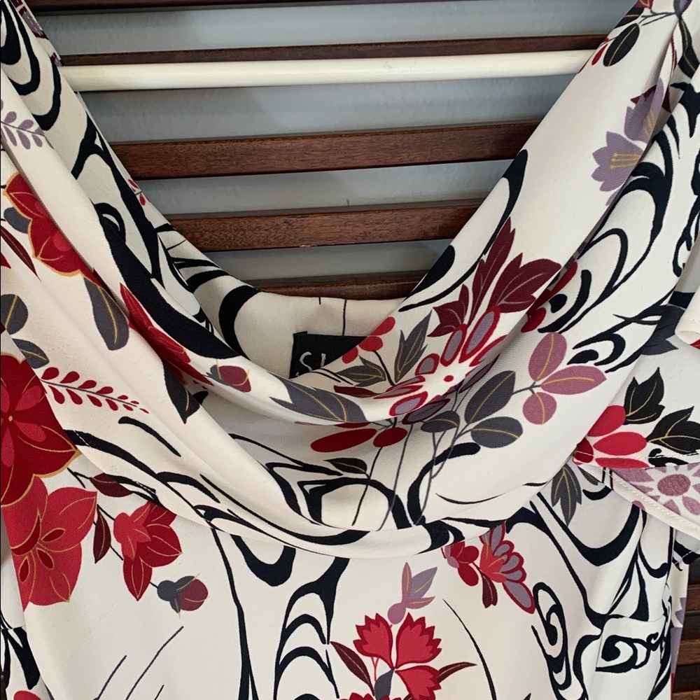 S.L. Fashions Floral Print Dress - Picture 2 of 9
